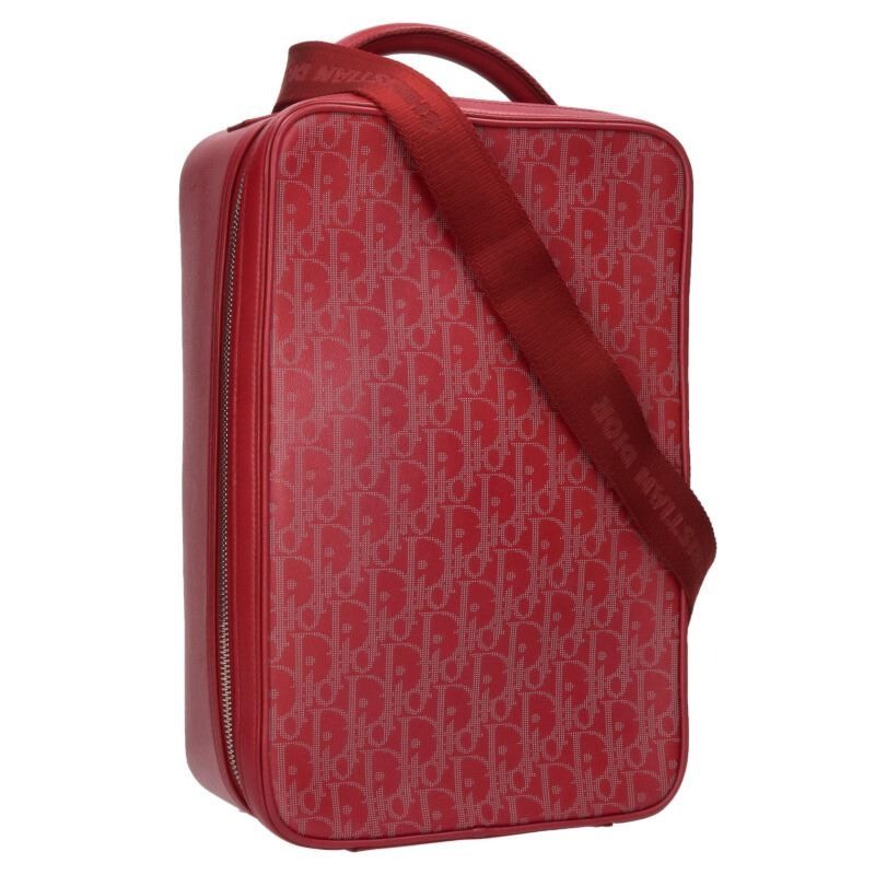 Dior World Tour Oblique All Over Leather Handbag