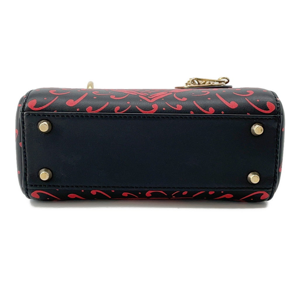 Dior Lady Dior Leather Black Handbag