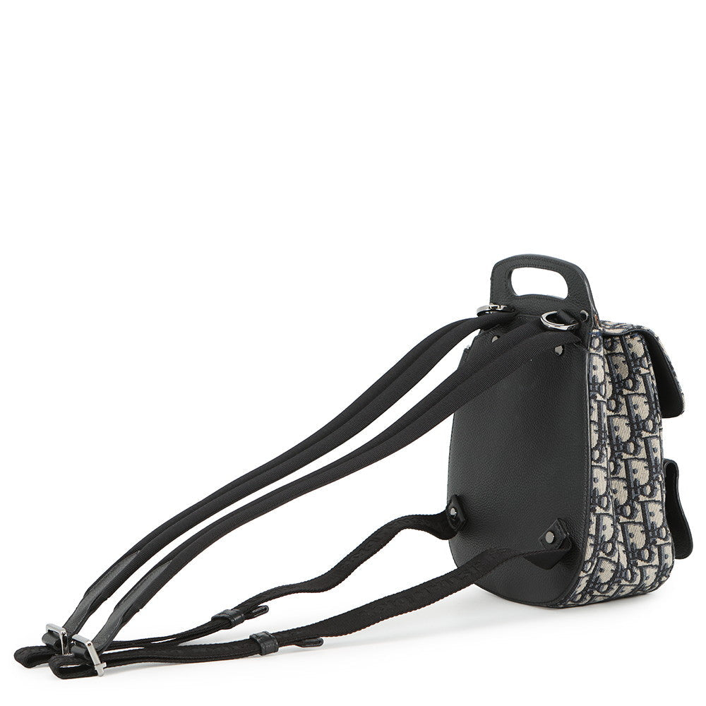 Dior Oblique Leather Black Backpack