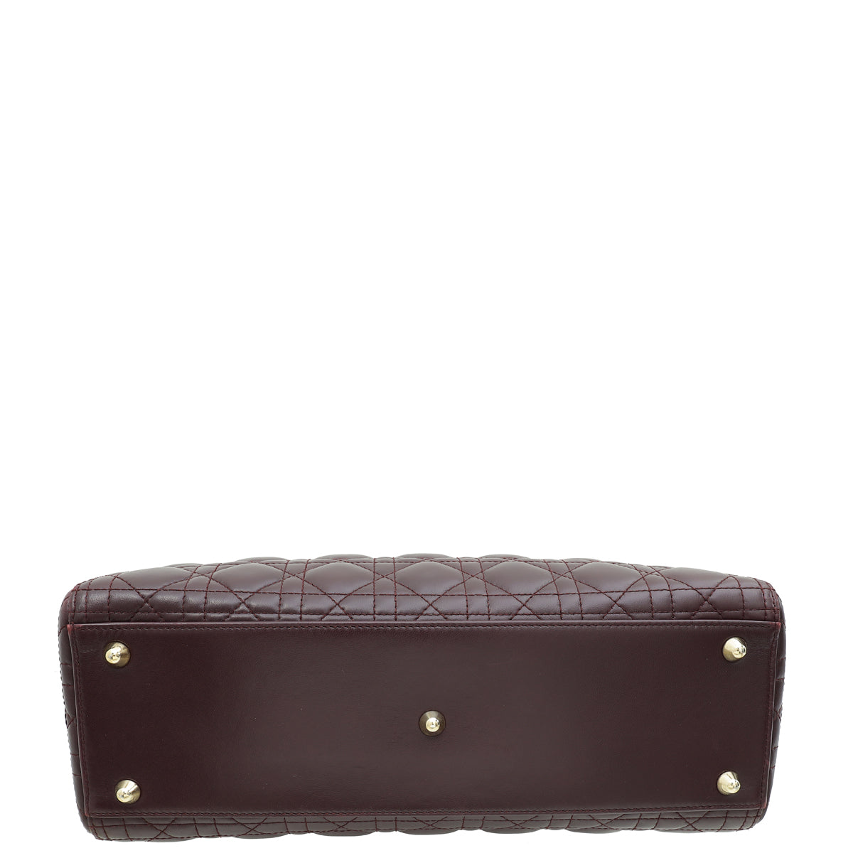 Dior Lady Dior Burgundy Handbag Style 2
