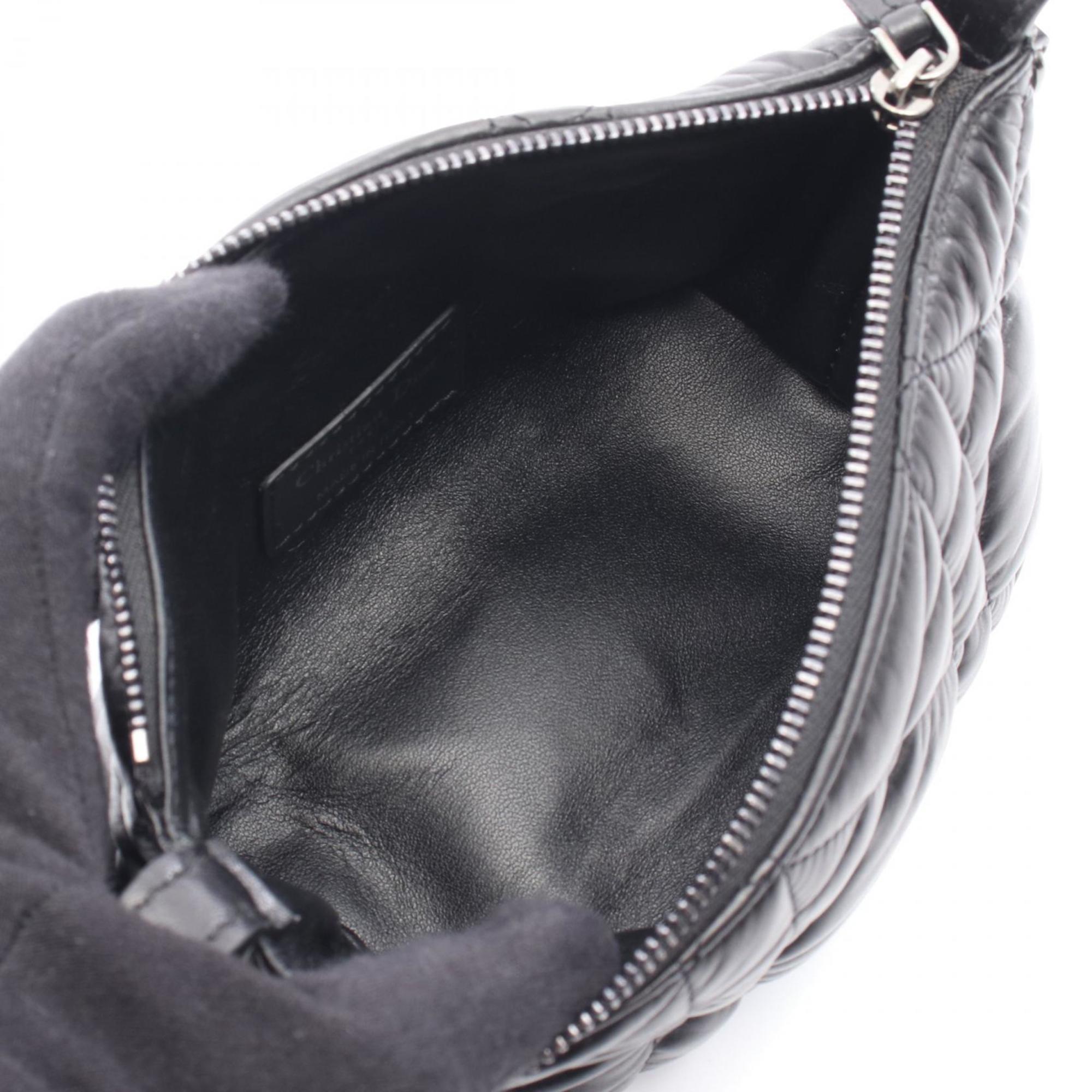Christian Dior Black Leather Handbag Style 12