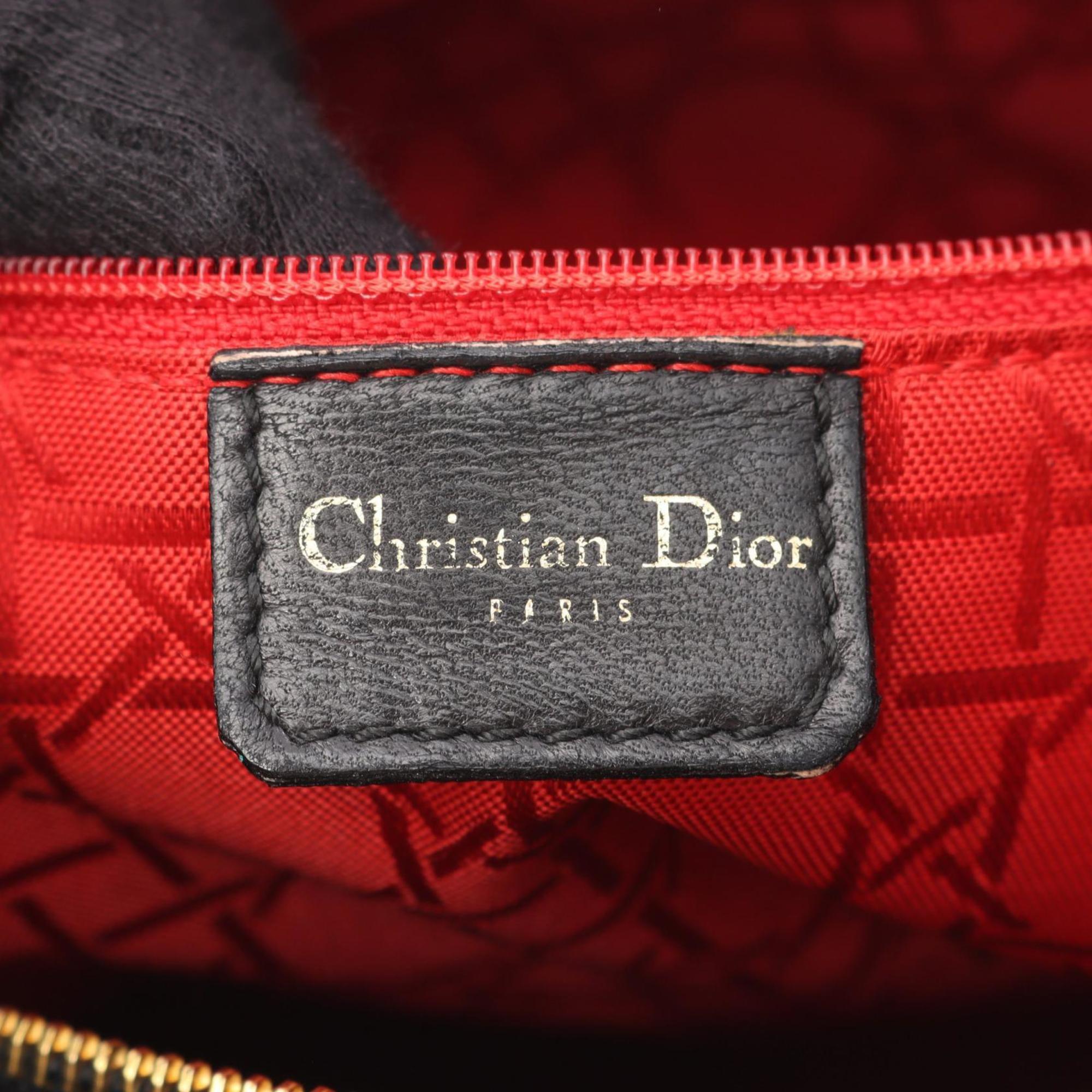 Christian Dior Black Leather Handbag Style 3
