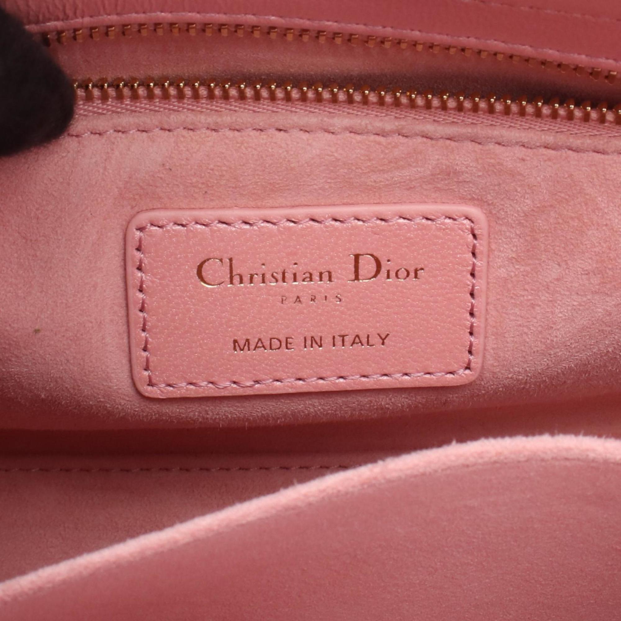 Christian Dior Pink Leather Handbag Style 4