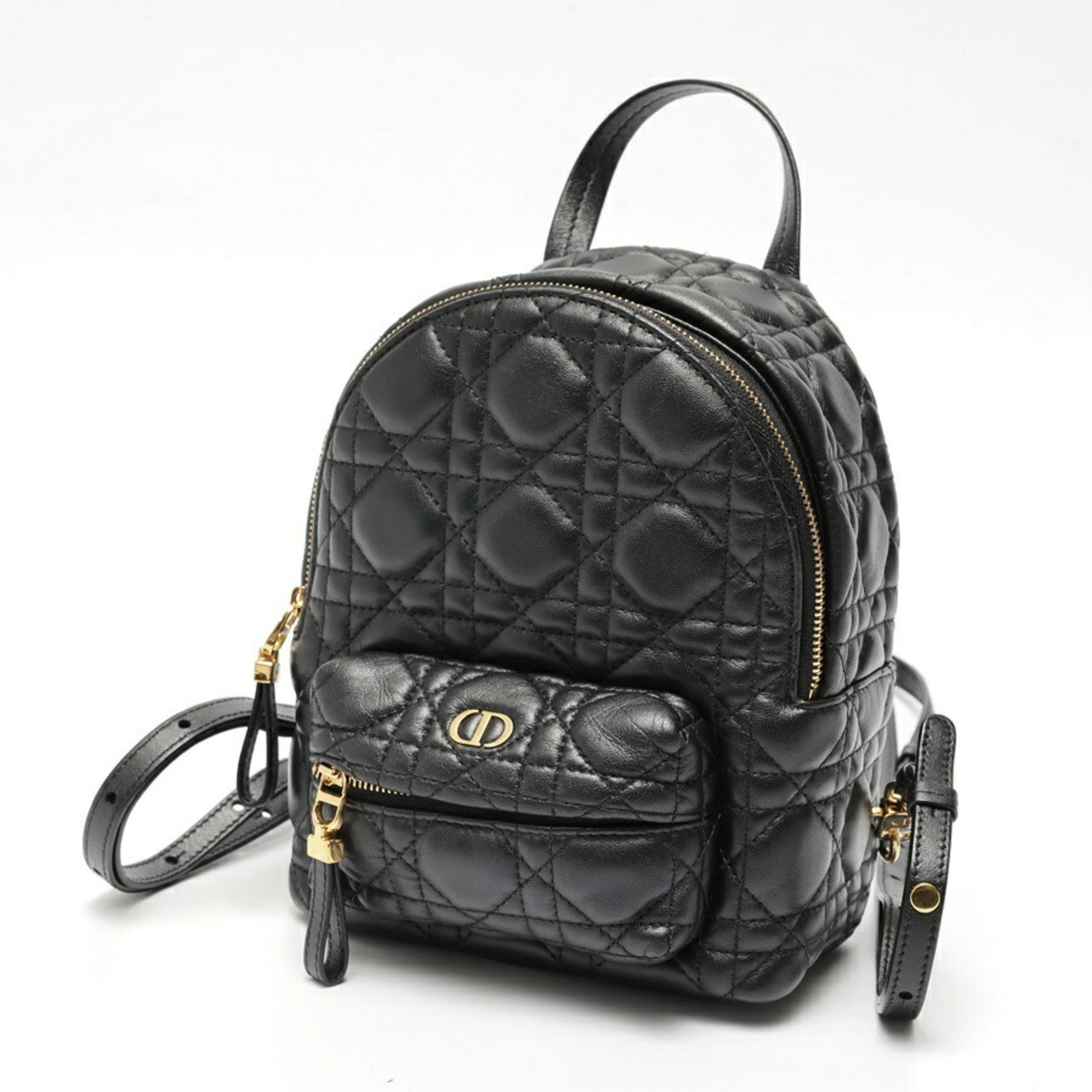 Christian Dior Black Leather Backpack Style 5