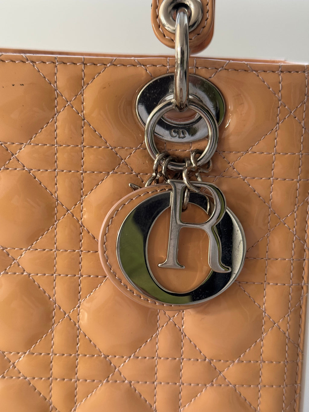 Christian Dior Lady Dior Bag Medium Light Beige