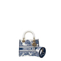 Dior Lady Dior Lou Canvas Handbag
