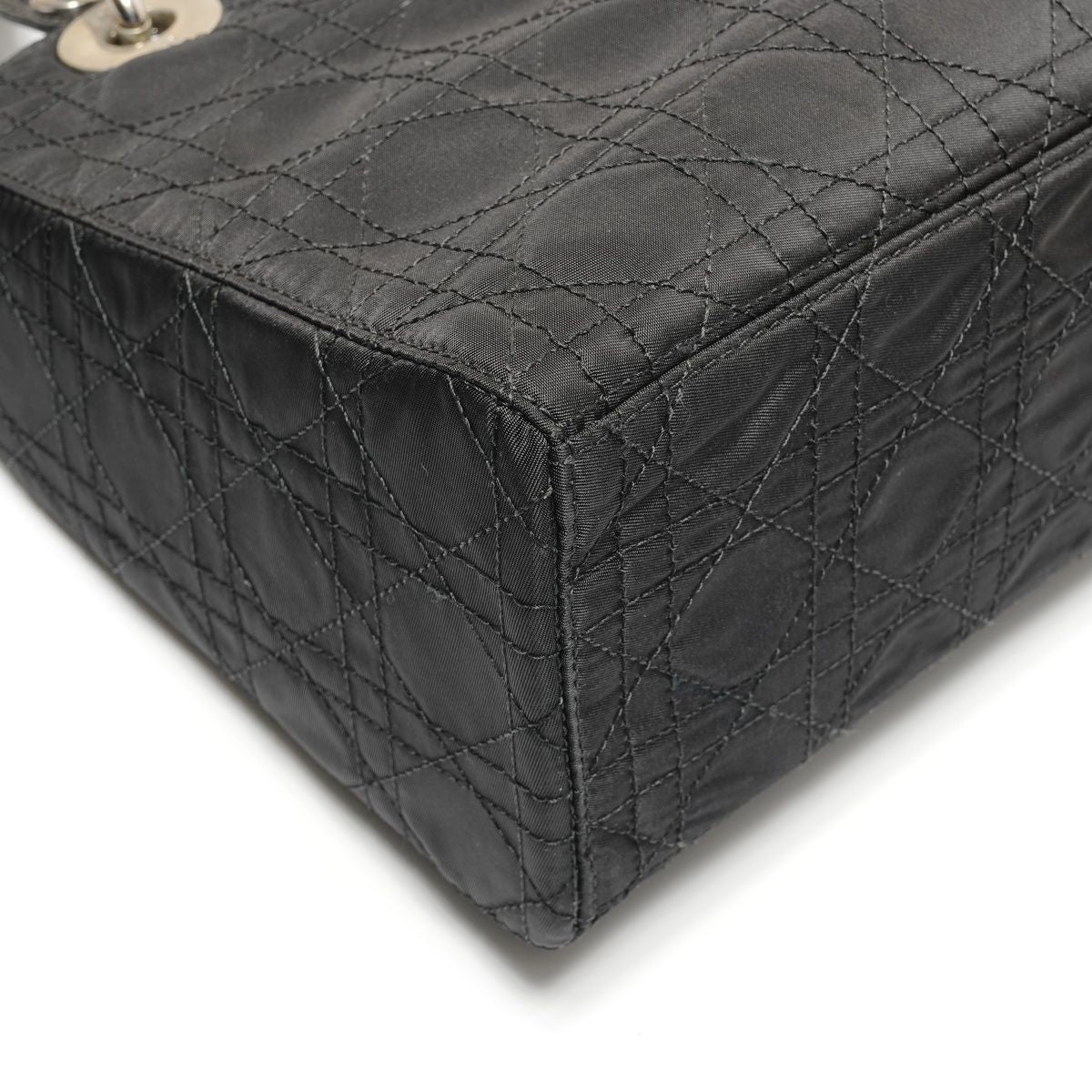 Dior Handbag Cannage Nylon 2-Way