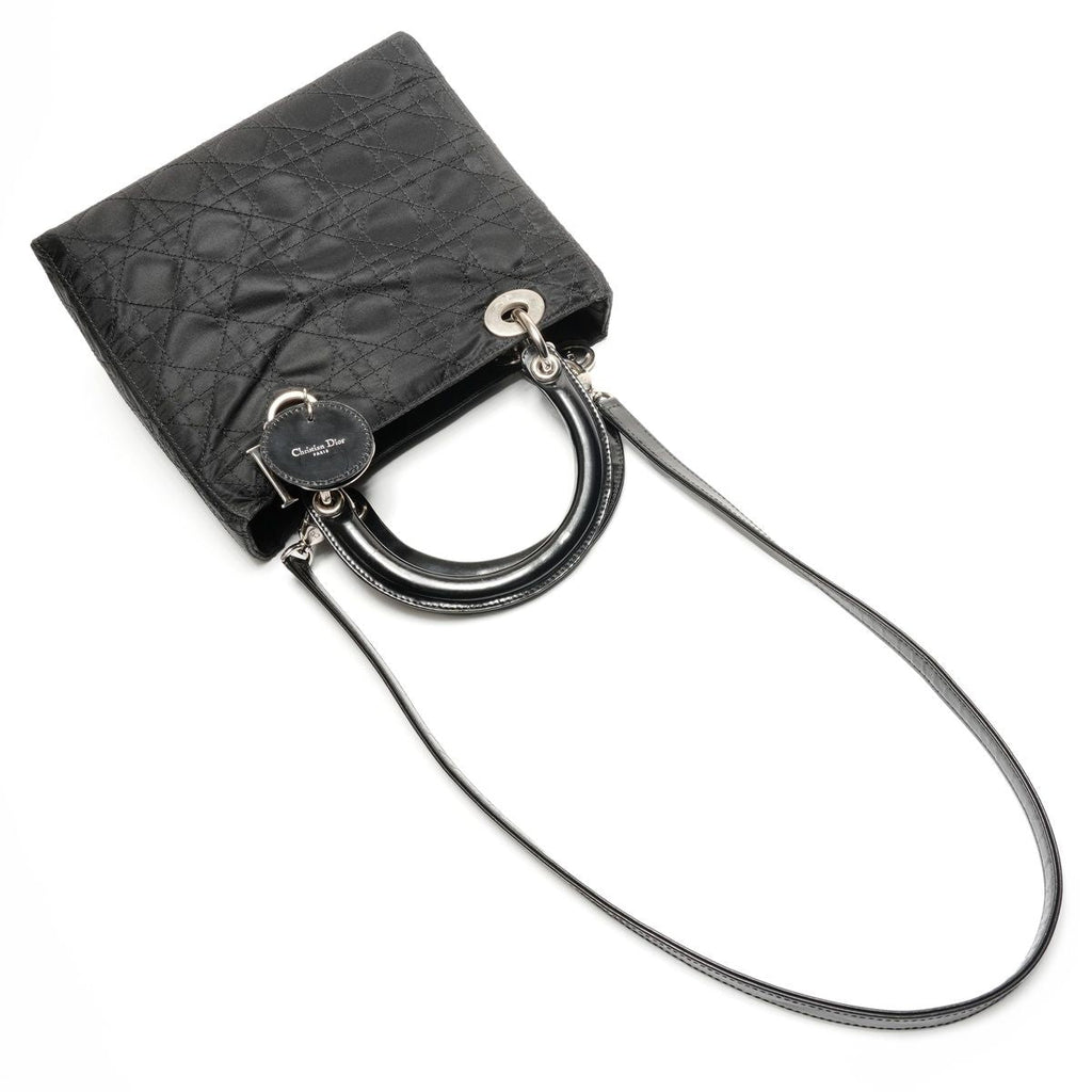 Dior Handbag Cannage Nylon 2-Way