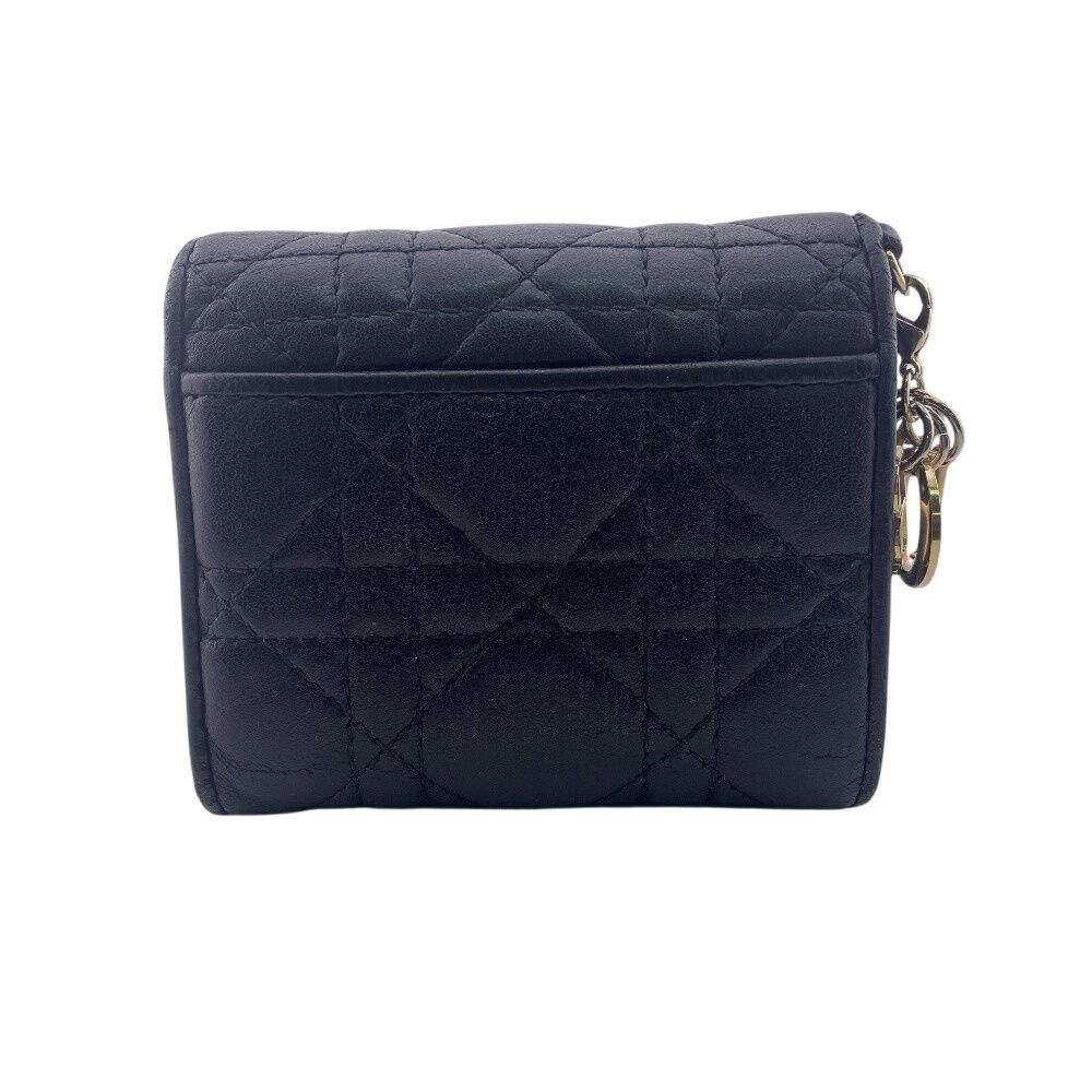 Dior Compact Wallet Lady Trifold Handbag