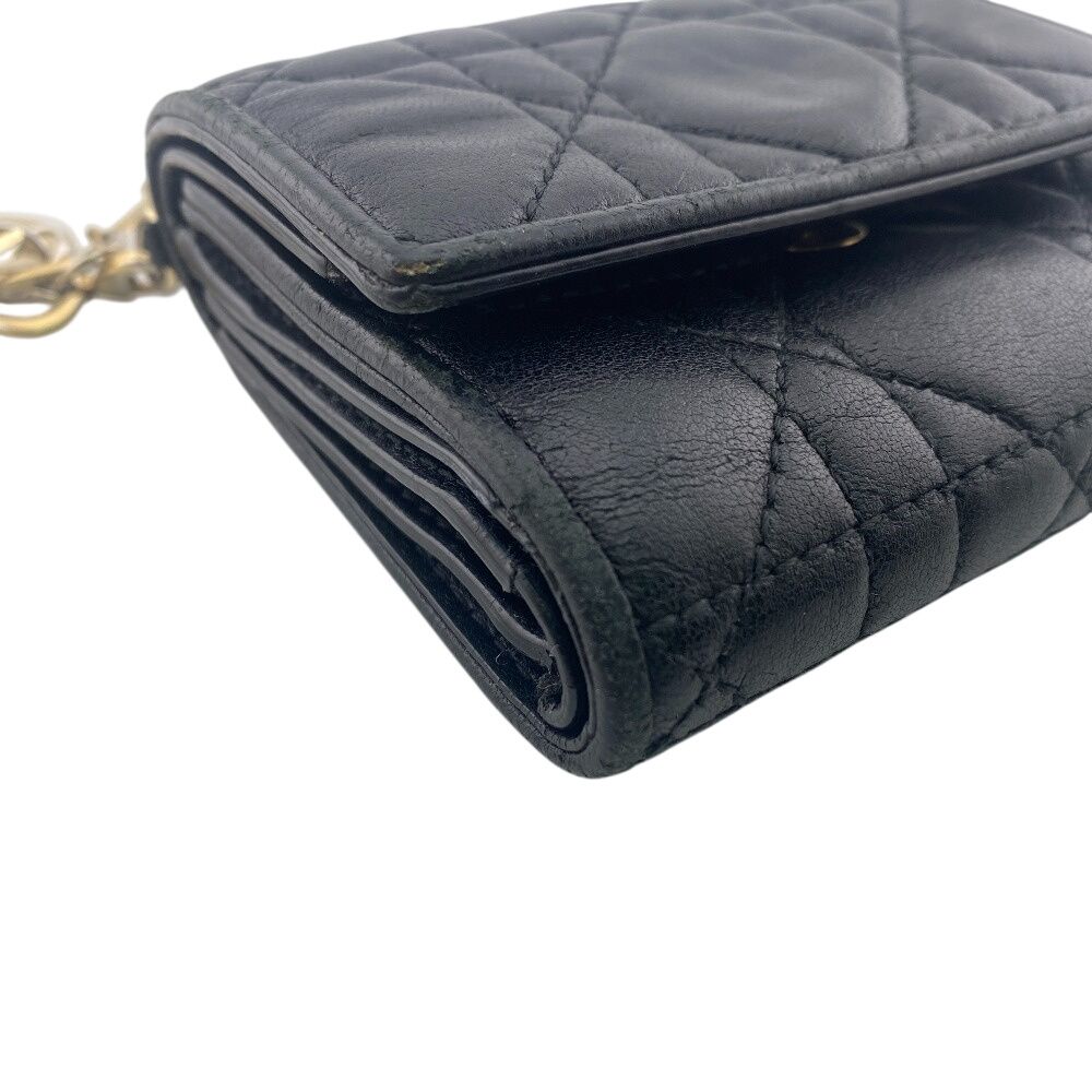 Dior Compact Wallet Lady Trifold Handbag