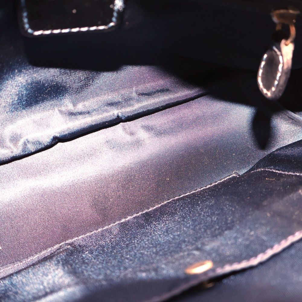 Dior Double Saddle Bag Navy Denim Canvas