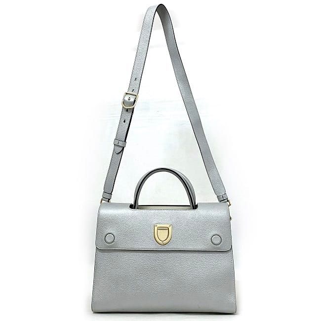 Dior 2-Way Bag Silver Gold
