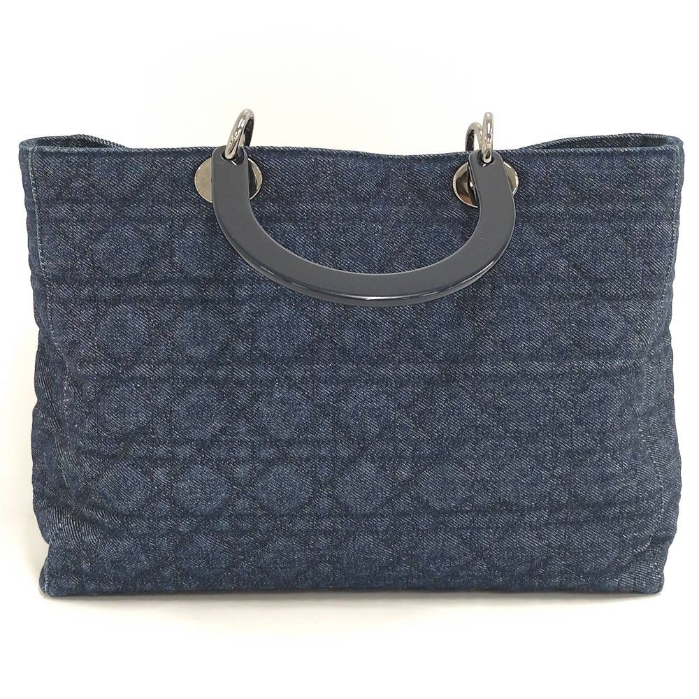 Dior Lady Handbag Denim Blue
