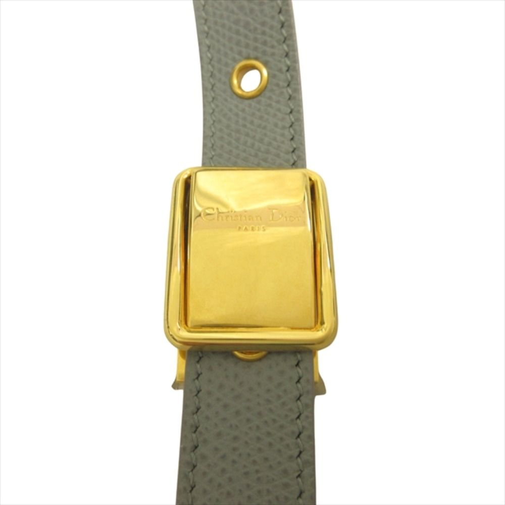Dior le 30 Monte Ny 30 Montaigne Leather Shoulder Cross Blue Gold Handbag