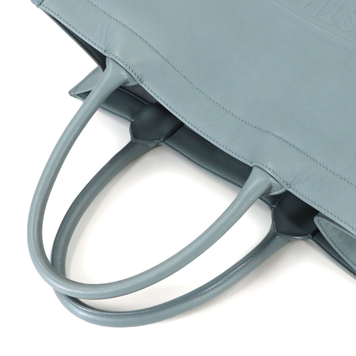 Dior Book Tote Leather Gray