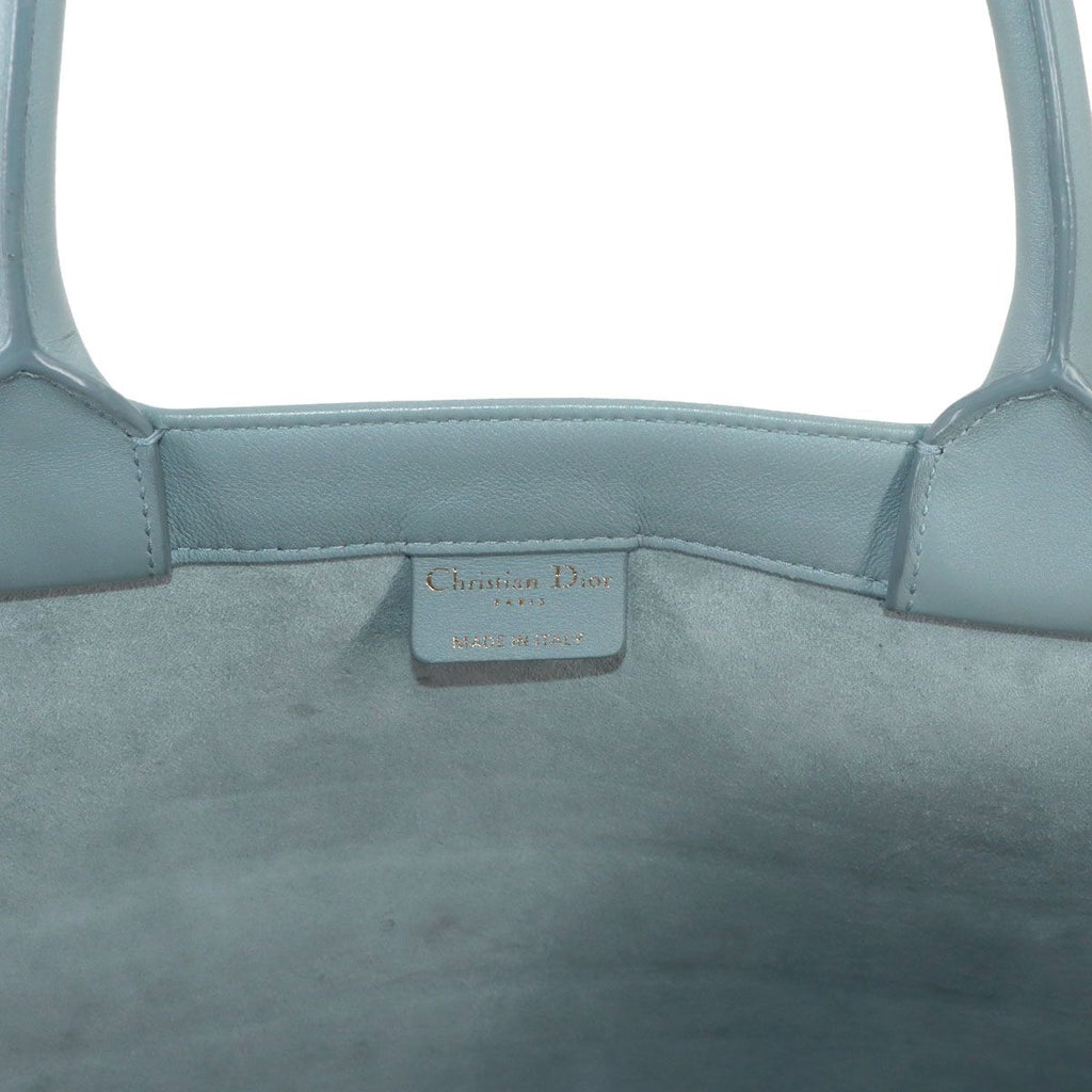 Dior Book Tote Leather Gray