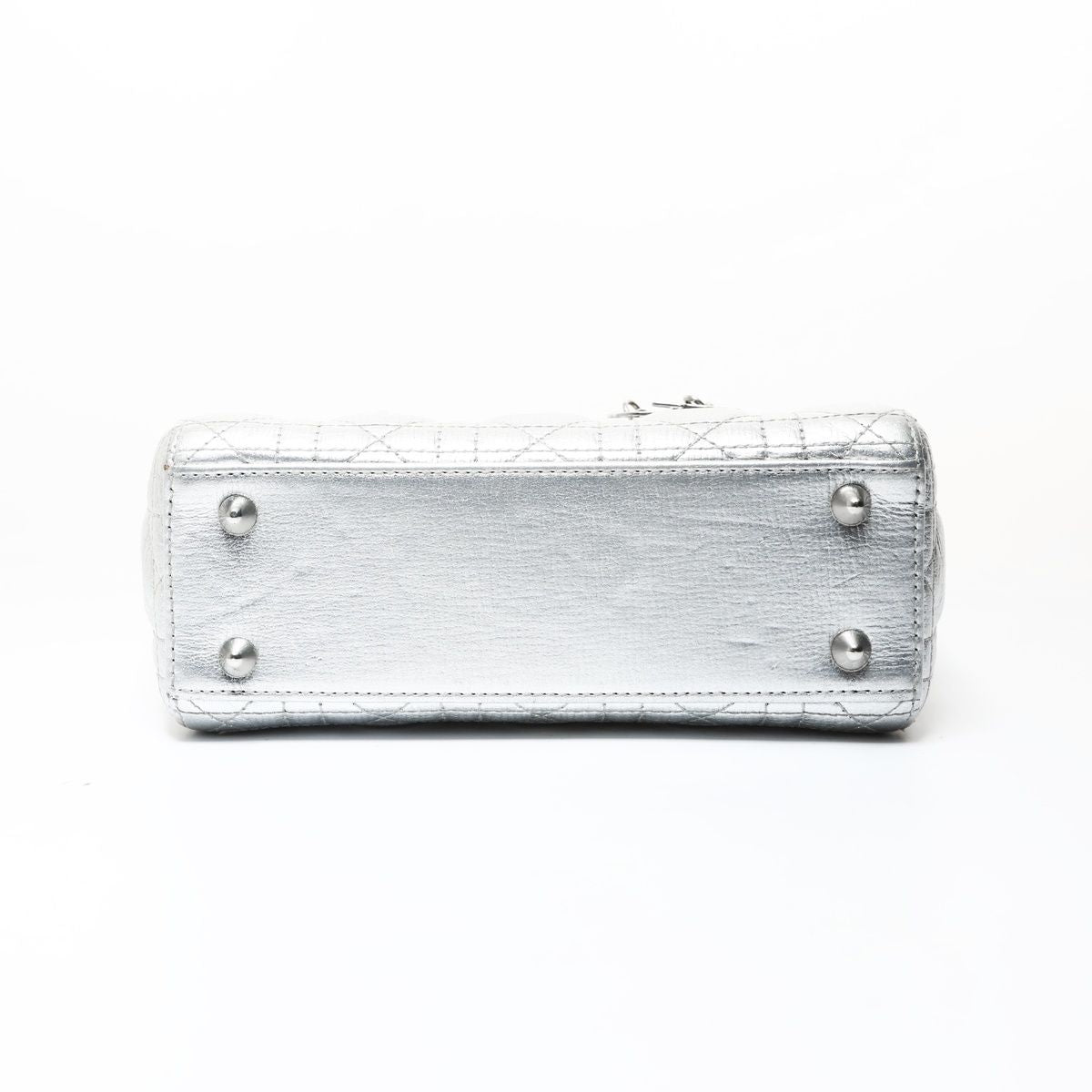 Dior Handbag Lady Cannage Metallic