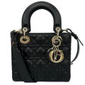 Dior Handbag Lady Black 2-Way