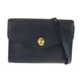 Dior Vintage Black Leather Shoulder Bag Pochette