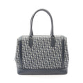 Dior Dio Handbag Tobta Denineta Zba Navy Canvas Leather