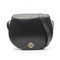 Dior Shoulder Bag Black Leather Vintage