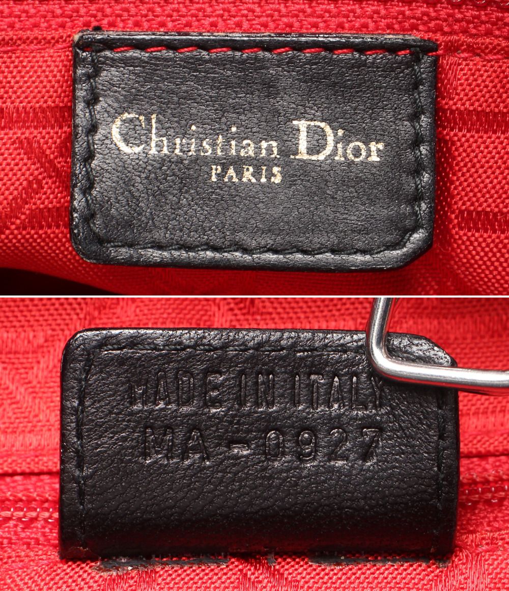 Dior 2-Way Shoulder Bag Dio Cannage LadyChristian