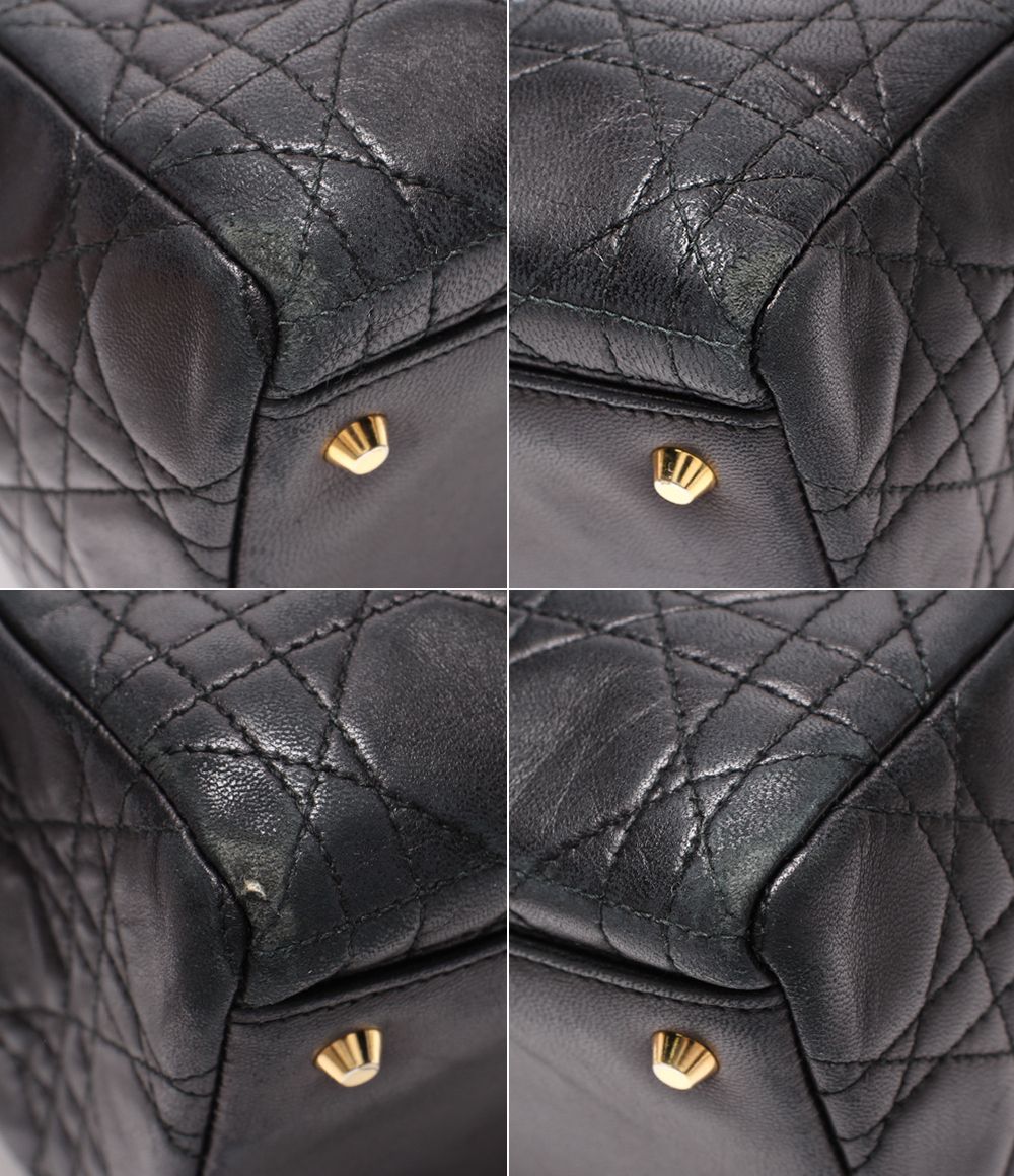 Dior 2-Way Shoulder Bag Dio Cannage LadyChristian