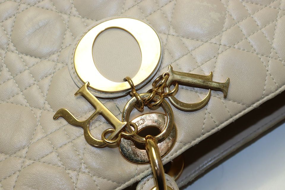 Dior Lady Cannage Leather Handbag