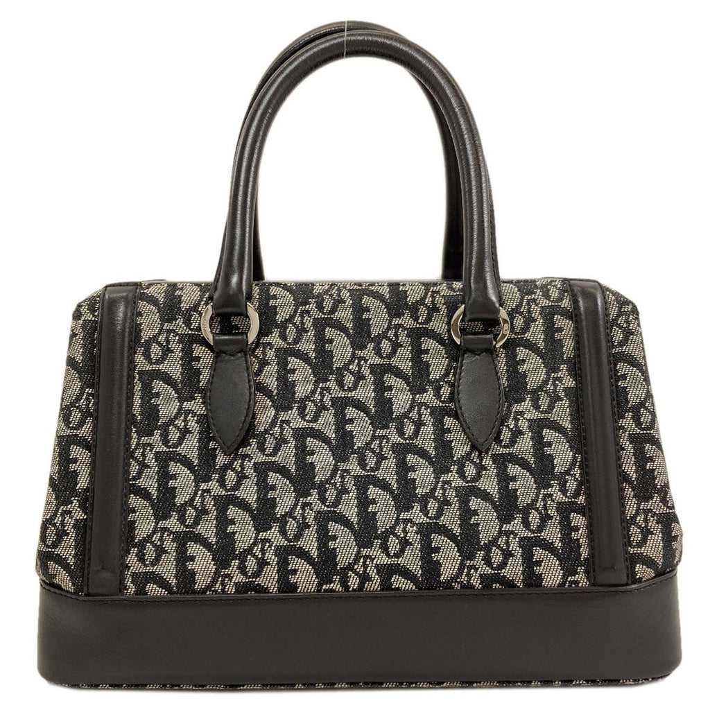 Dior Trotter Pattern Handbag Canvas