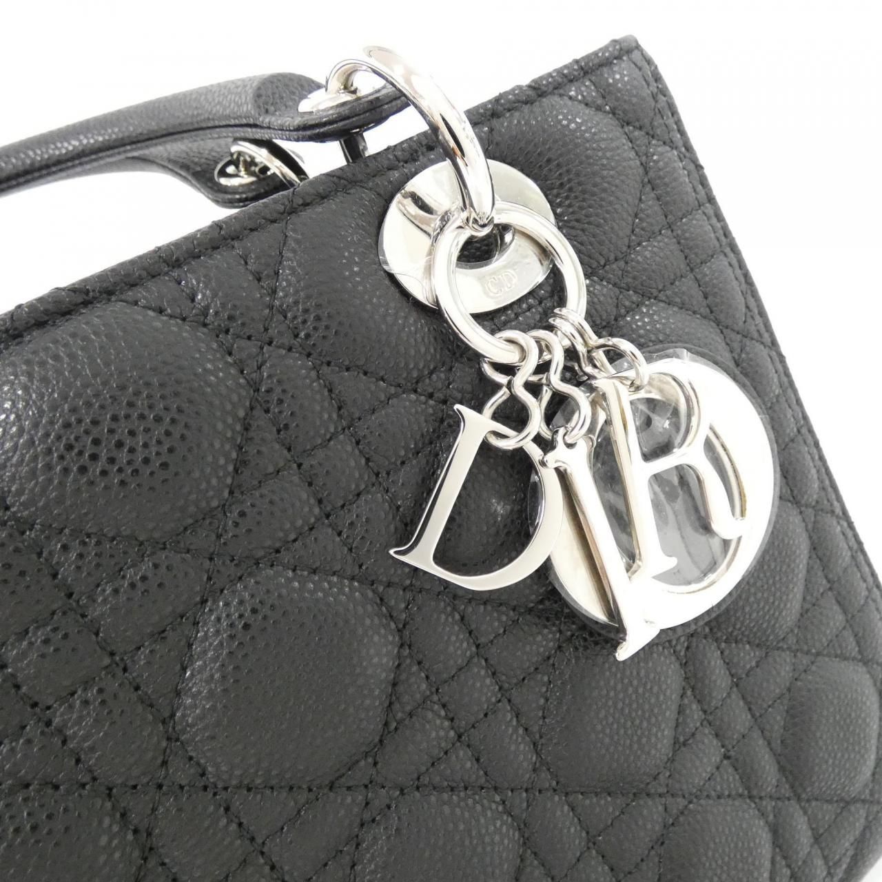 Dior Lady Bag Handbag Black