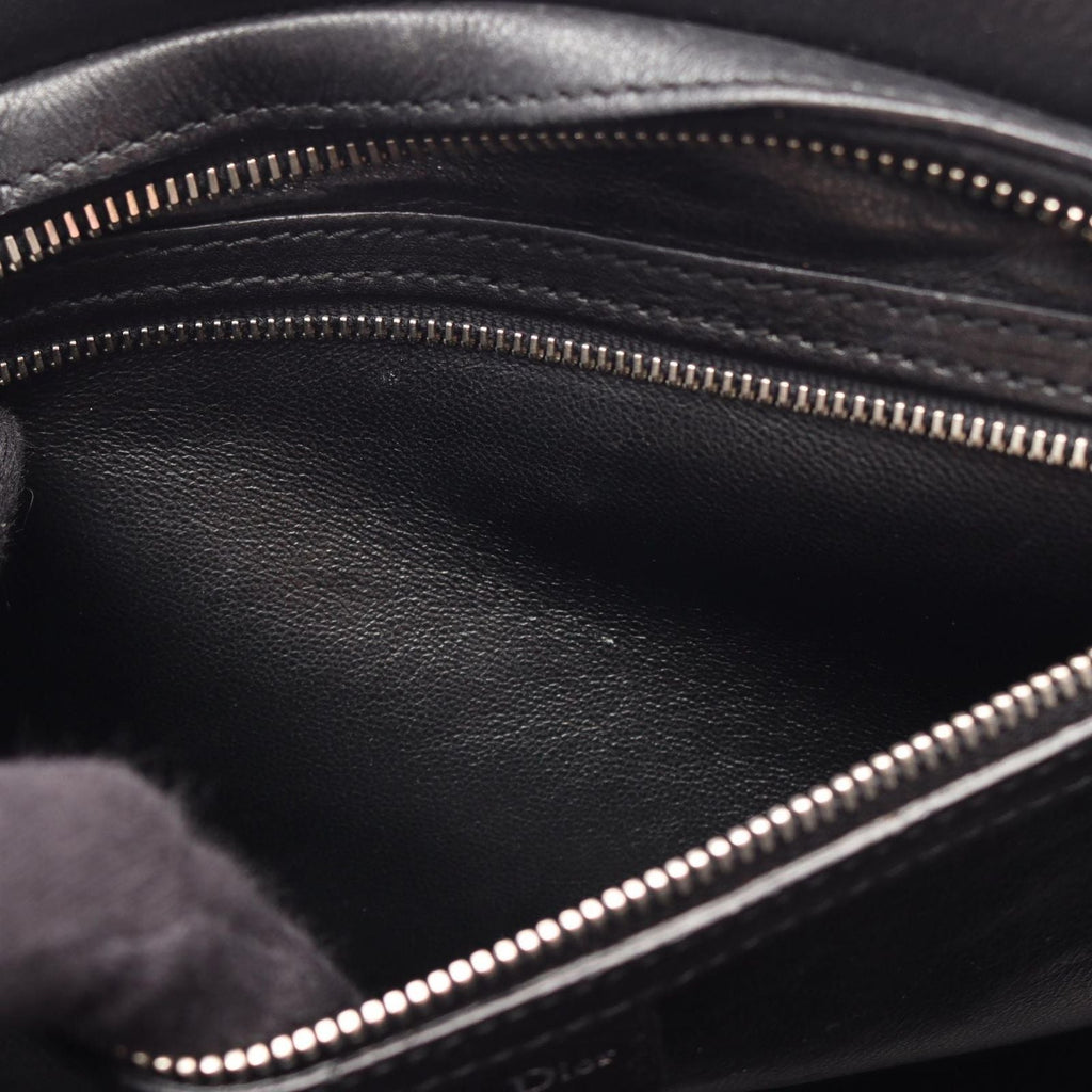Dior Handbag My Frame Black Leather