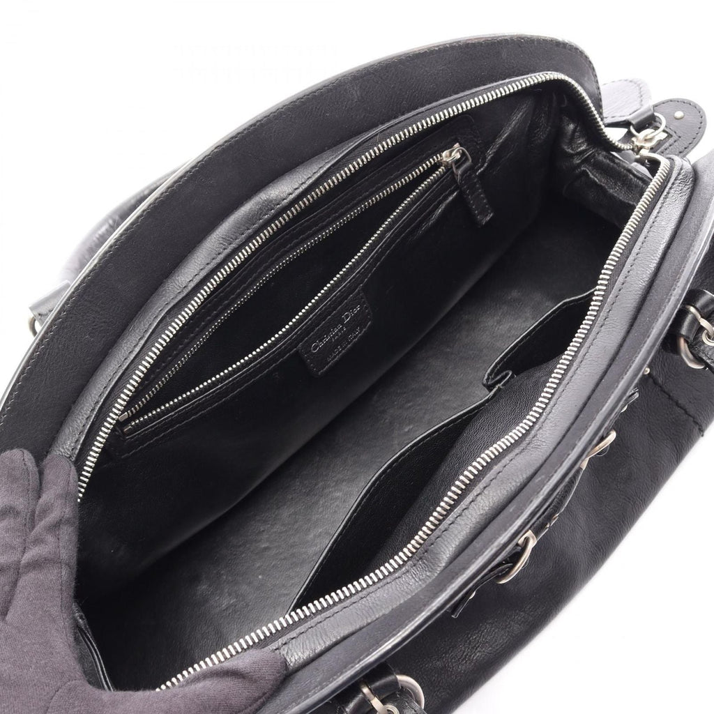 Dior Handbag My Frame Black Leather