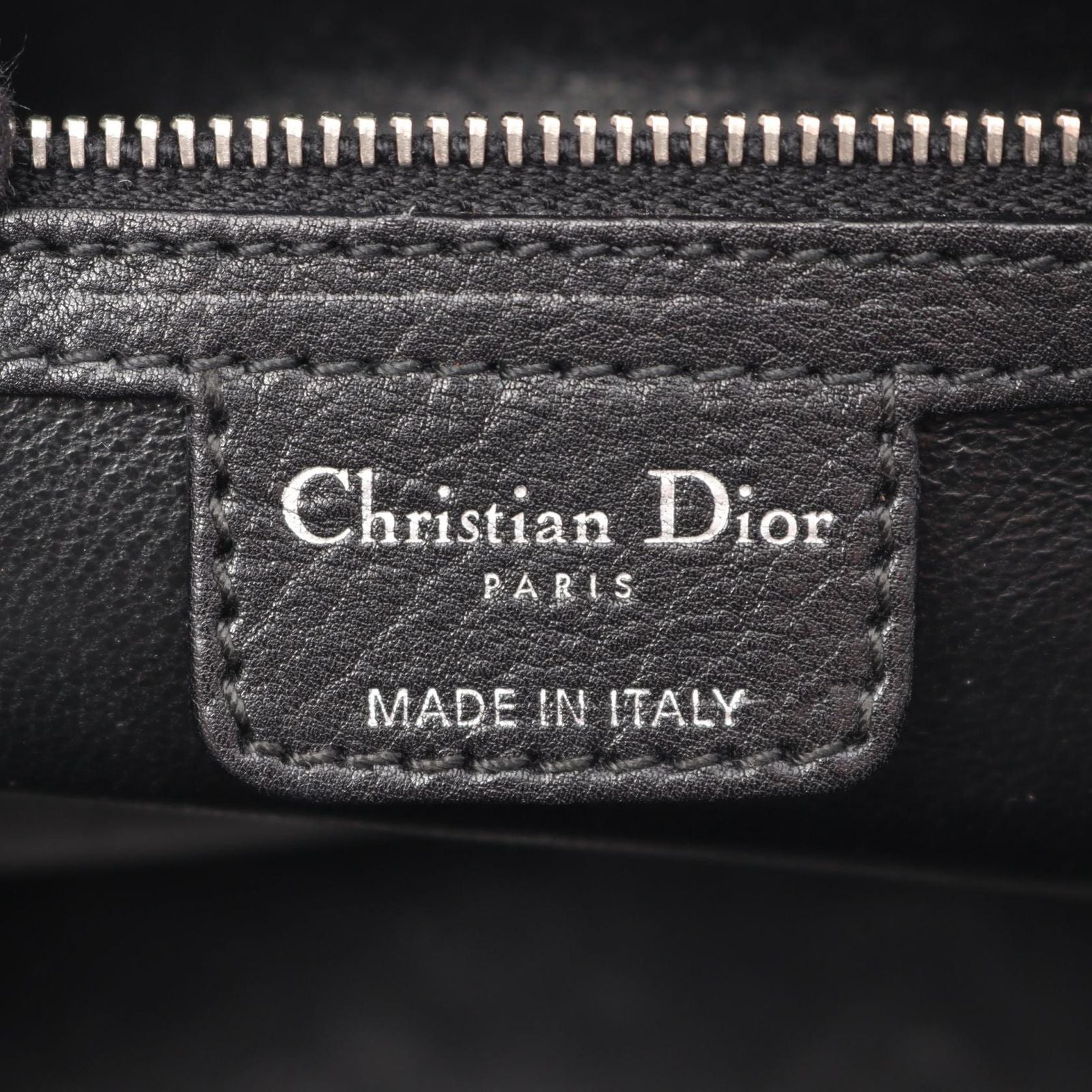 Dior Handbag My Frame Black Leather