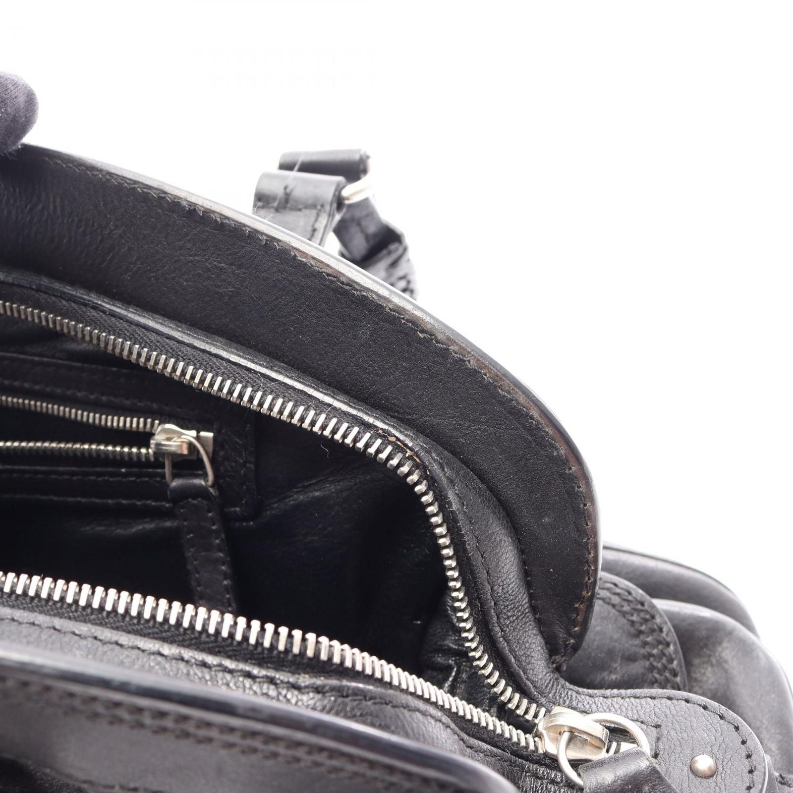 Dior Handbag My Frame Black Leather
