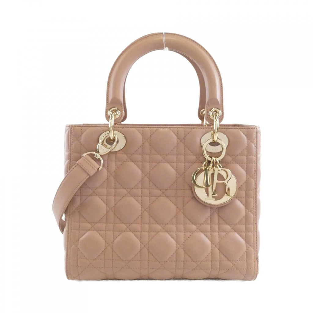 Dior Lady Bag Handbag Beige