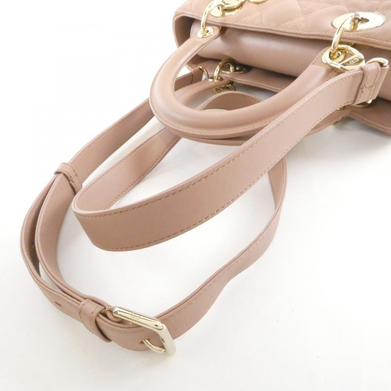 Dior Lady Bag Handbag Beige