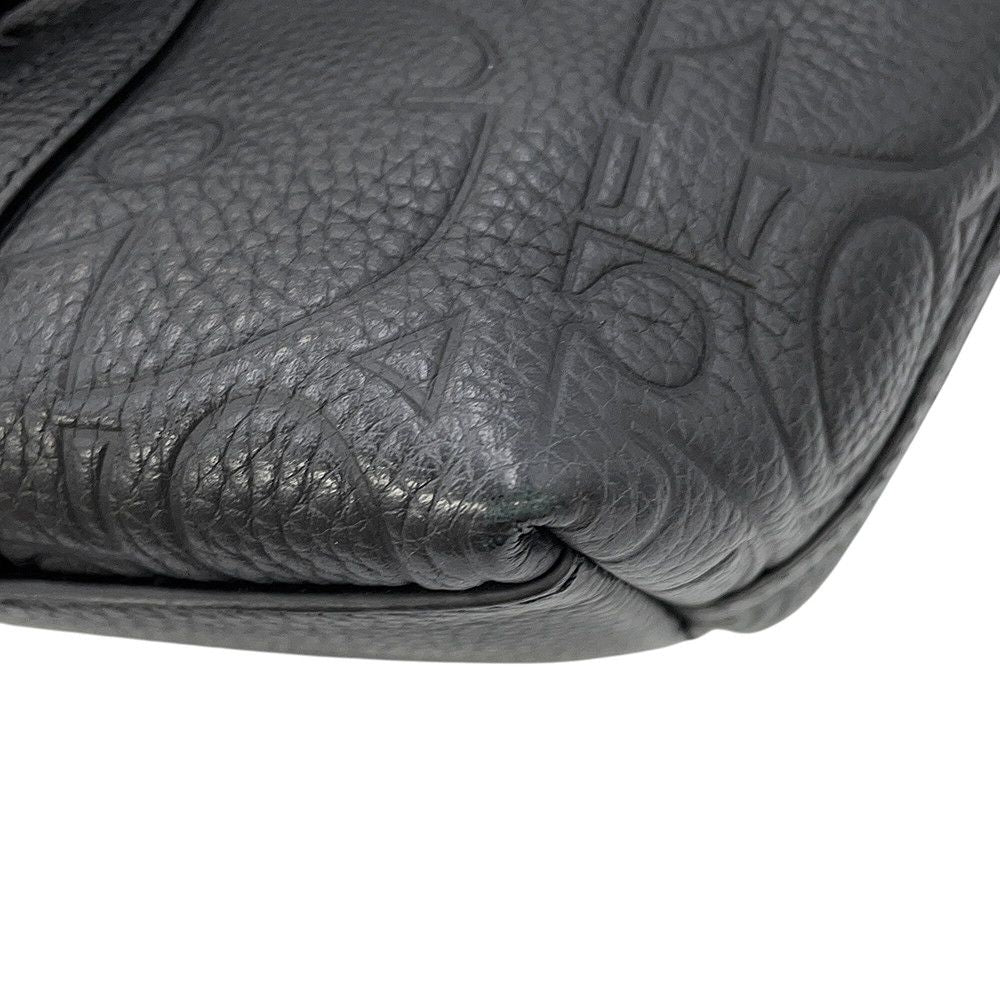 Dior Handbag Gravity Calf Leather Black