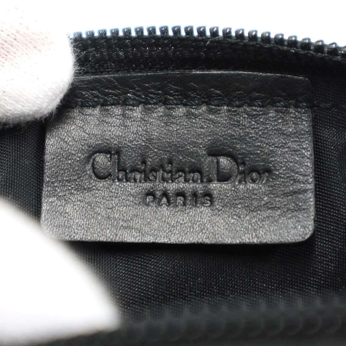Dior Trotter Canvas Mini Handbag Pouch Black