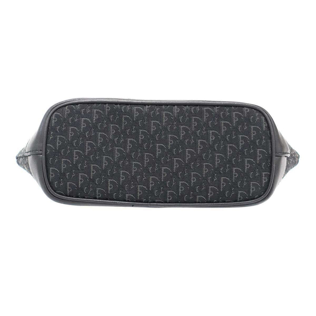 Dior Trotter Canvas Mini Handbag Pouch Black