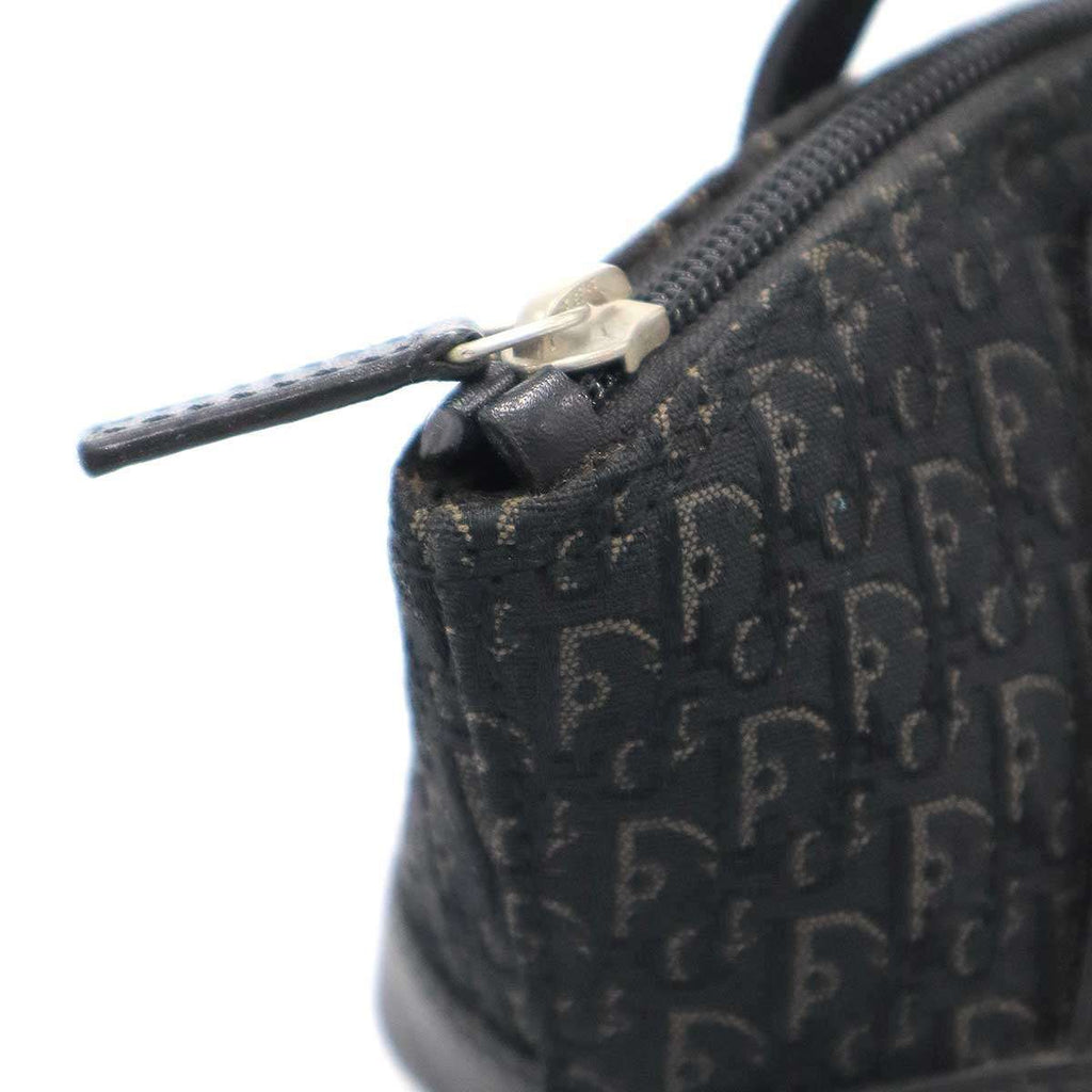 Dior Trotter Canvas Mini Handbag Pouch Black