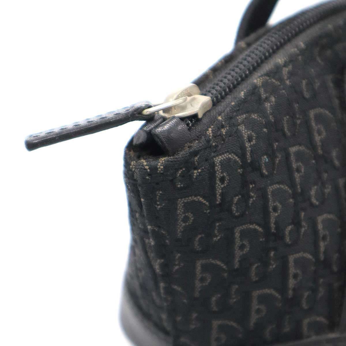 Dior Trotter Canvas Mini Handbag Pouch Black