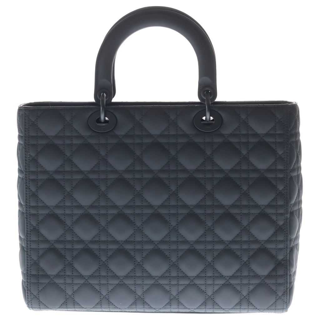 Dior Lady Large Cannage Leather Black Handbag