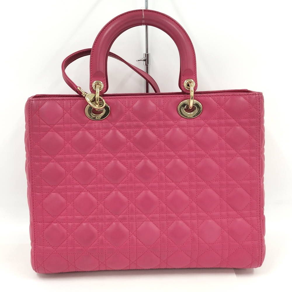 Dior Lady Dior Large Cannage 2-Way Handbag
