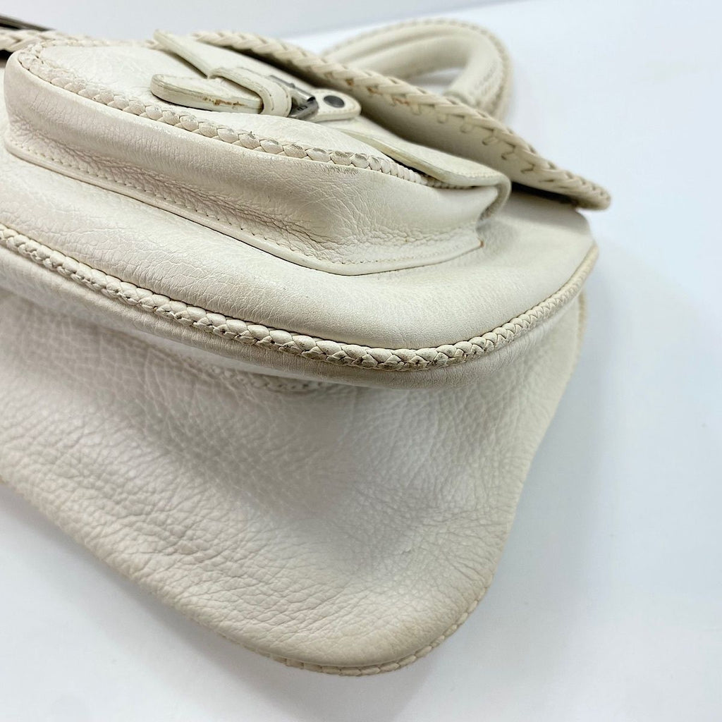 Dior Handbag Gaucho White
