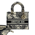 Dior Handbag Lady Embroidery 2-Way