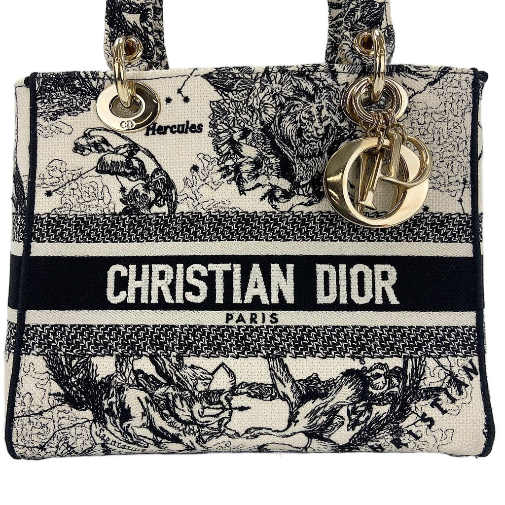 Dior Handbag Lady Embroidery 2-Way