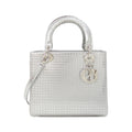 Dior Lady Bag Handbag Silver