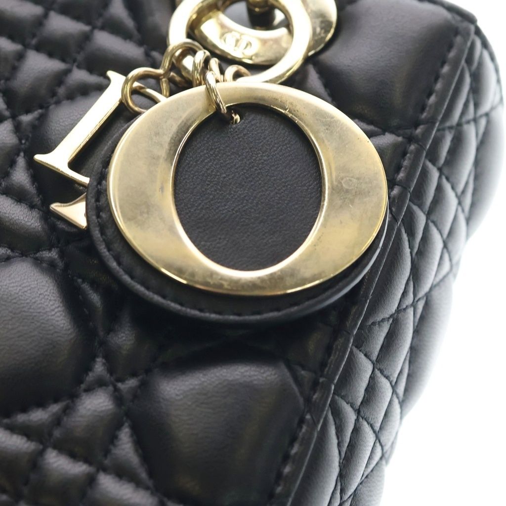 Dior Abc My Lady Small Black Handbag