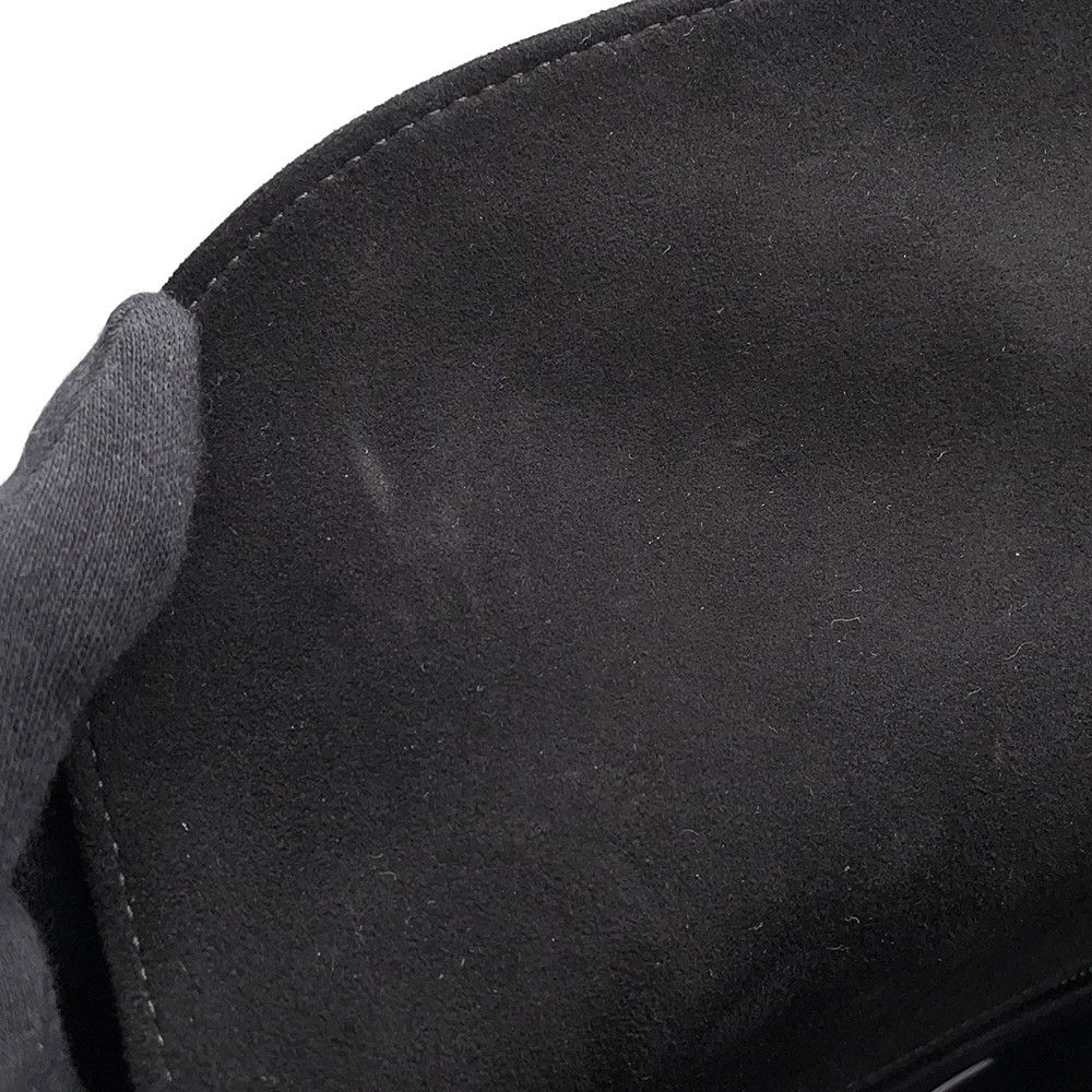 Dior Handbag Lady Ultra Matte Calfskin 2-Way Shoulder Black