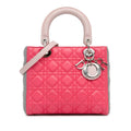 Dior Lady Dior Cannage Pink Handbag Style 2